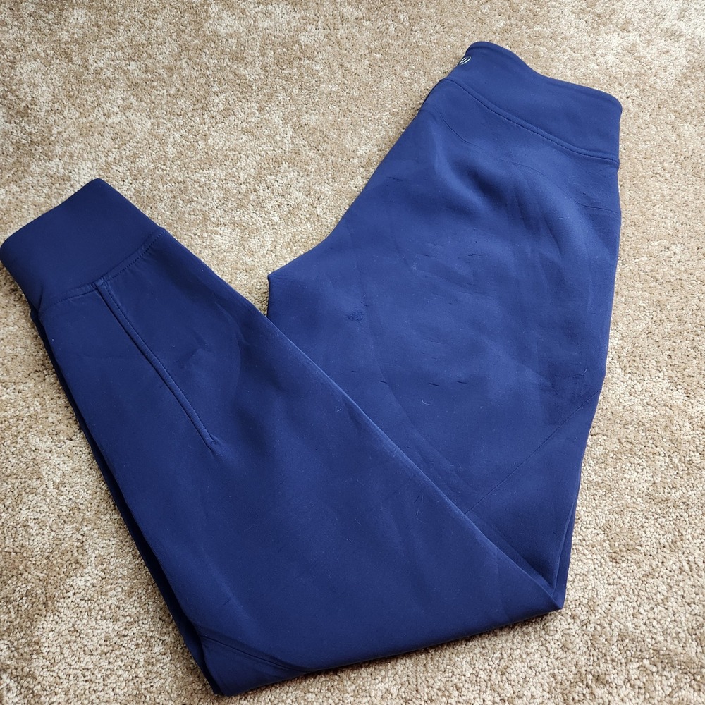 Lululemon On The Fly Jogger Navy Blue High Rise Tapered Pants Size 4